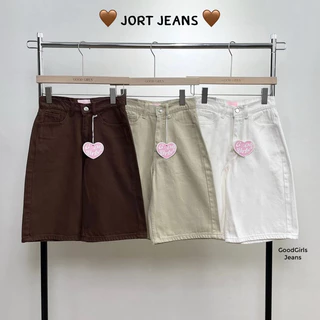 Good girl👖กางเกงยีนส์5ส่วน ผ้าไม่ยืด สีใหม่ ต้อนรับsummer กางเกงยีนส์ผู้หญิง กางเกงยีนส์ขาสั้น