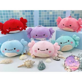 🌟🌠พร้อมส่งจากไทย🌟🌠พวงกุญแจตุ๊กตาขนมเค้ก ปู เป็ด ปลาคาร์ฟ เบอร์เกอร์น่าร๊ากก พวงกุญแจห้อยกระเป๋า มาใหม่ล่าสุด