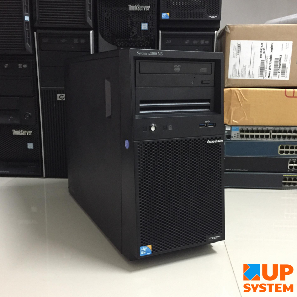 SERVER (เซิร์ฟเวอร์) Lenovo System x3100 M5 /E3-1220 V3 /Ram 16GB DDR3 (มือสอง)
