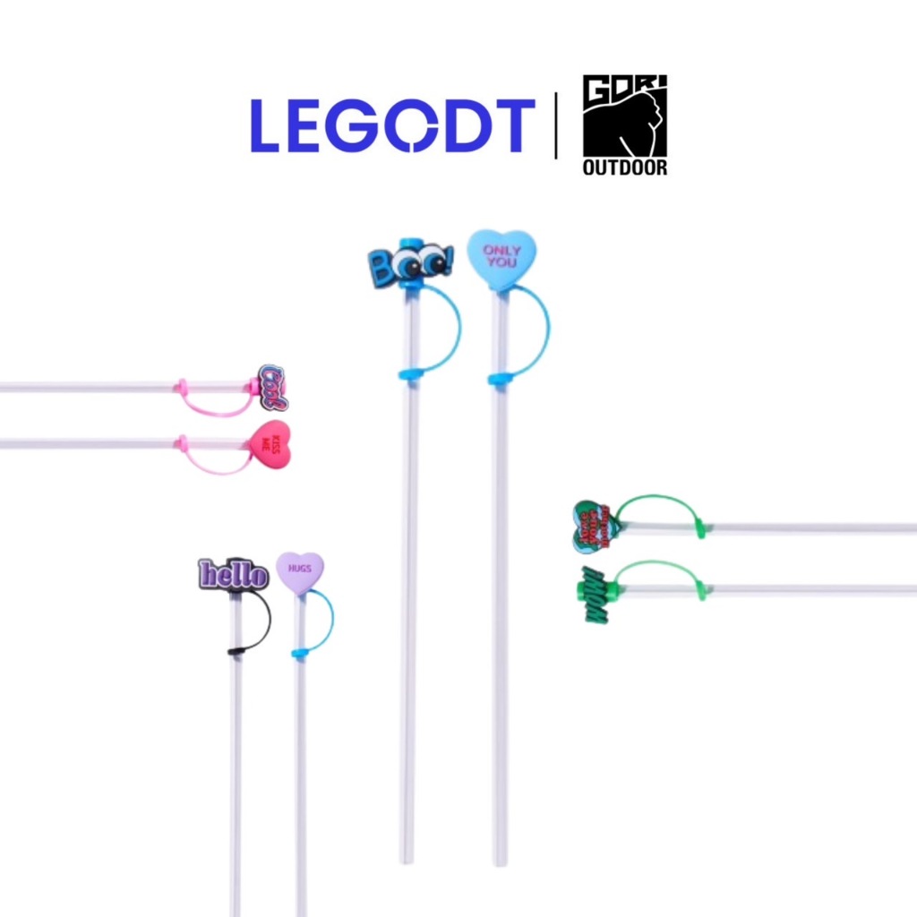 [ New Arrival ] LEGODT Straw Cap Set (2 Pieces) เซ็ตหลอด