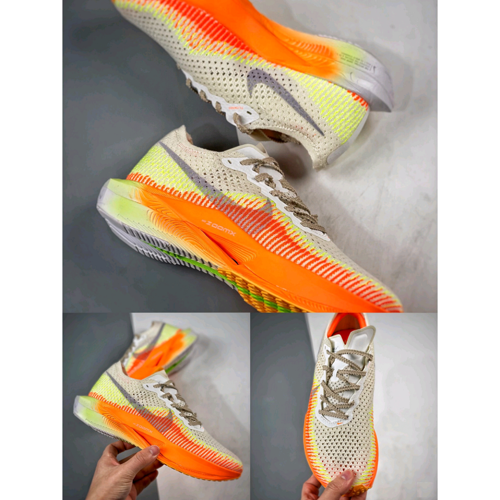 Nike ZoomX Vaporfly Next% 3 Volt  รองเท้าผ้าใบ สำหรับทั้งชายและหญิง(ของแท้ 100%)
