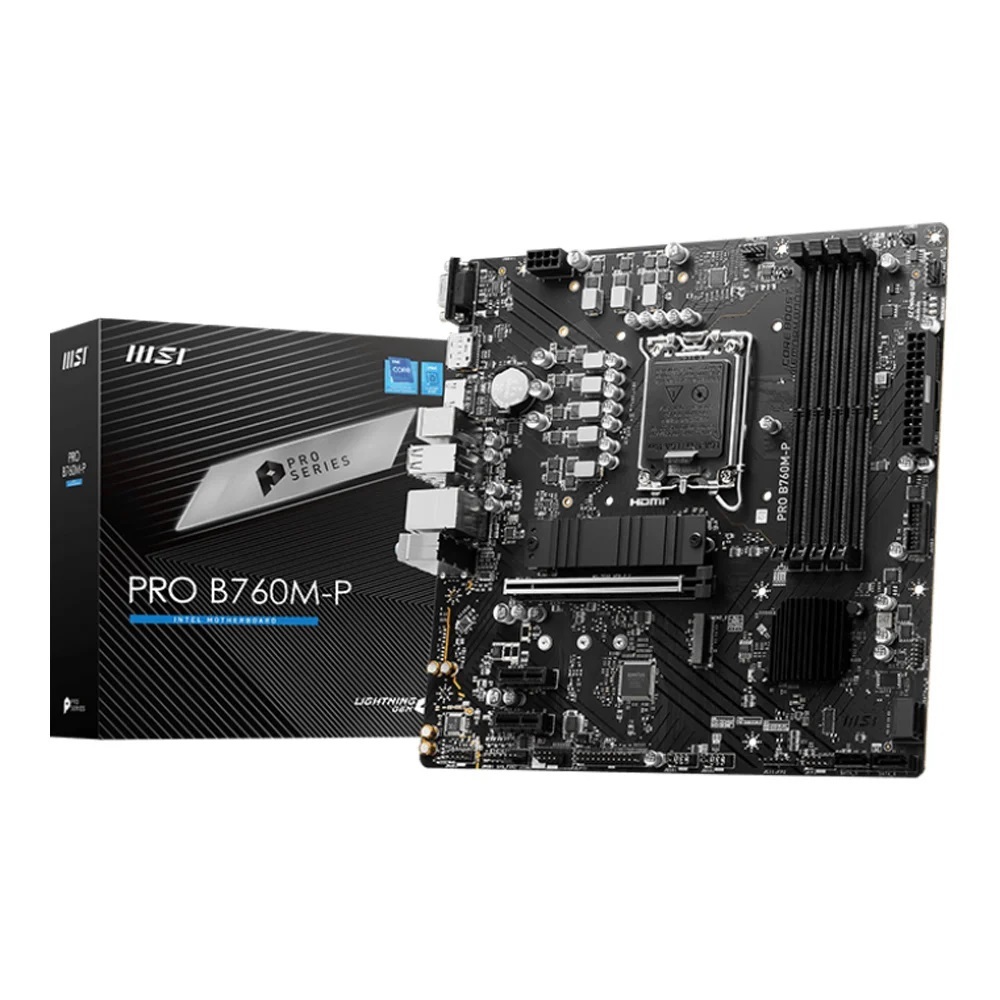 MAINBOARD (1700) MSI PRO B760M-P DDR5