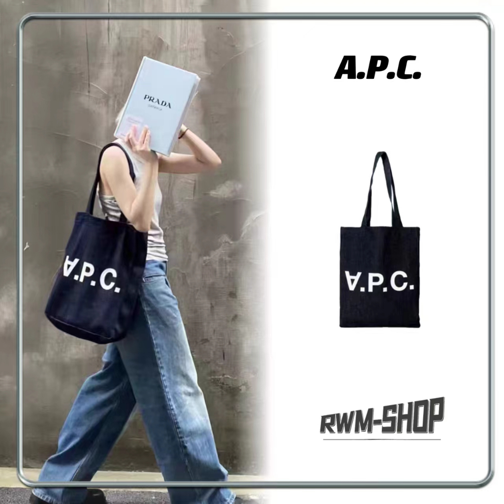 Korea Purchasing A.P.C. APC กระเป๋าโท้ต Laurent tote bag
