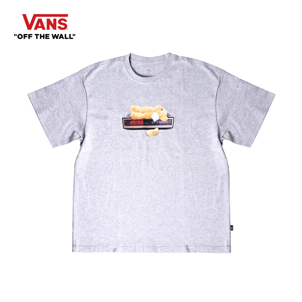 VANS BROKEN BEAR T-SHIRT - LIGHT GREY เสื้อ เสื้อยืดแวนส์ ชาย หญิง
