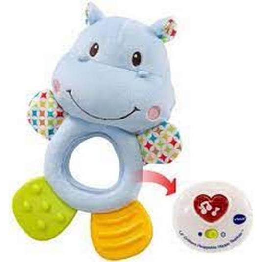 ของเล่นยางกัด Vtech Little Friendlies Happy Hippo Teether มีเสียงมีไฟ ถอดซักได้