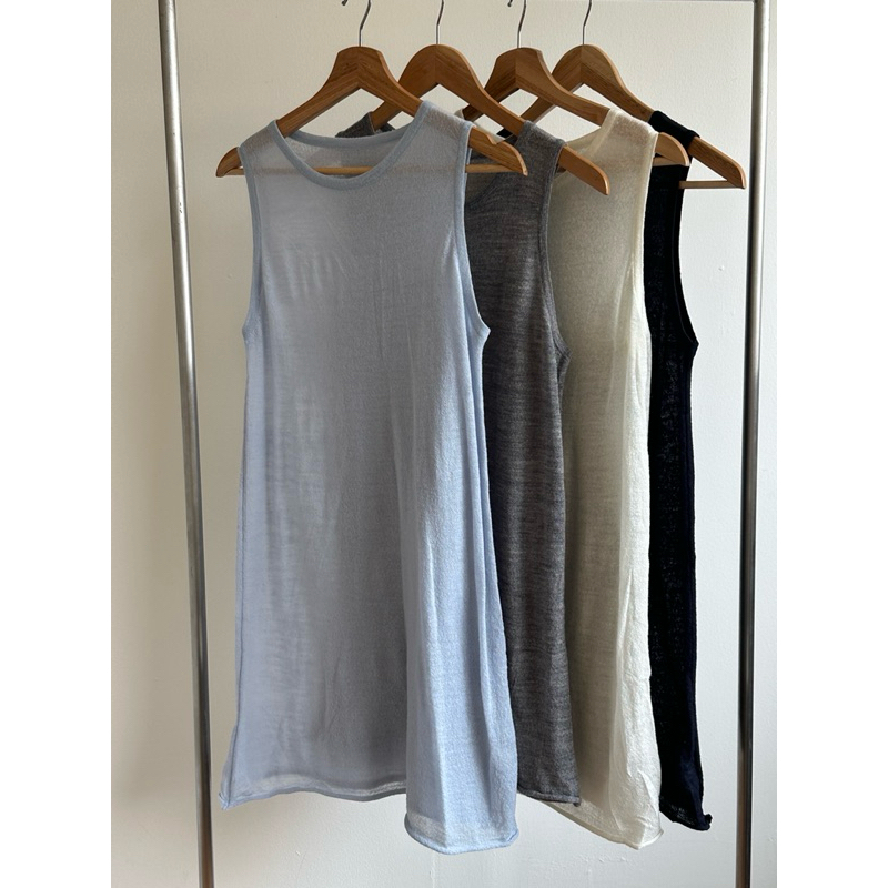 Helen sleeveless dress slim knit style something about us
