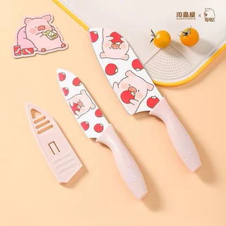 มีดน่ารัก มีดทำกับข้าว หมูลูลู่ มีดทำอาหาร หมูลูลู่ LuLu The Piggy ของแท้ 100%