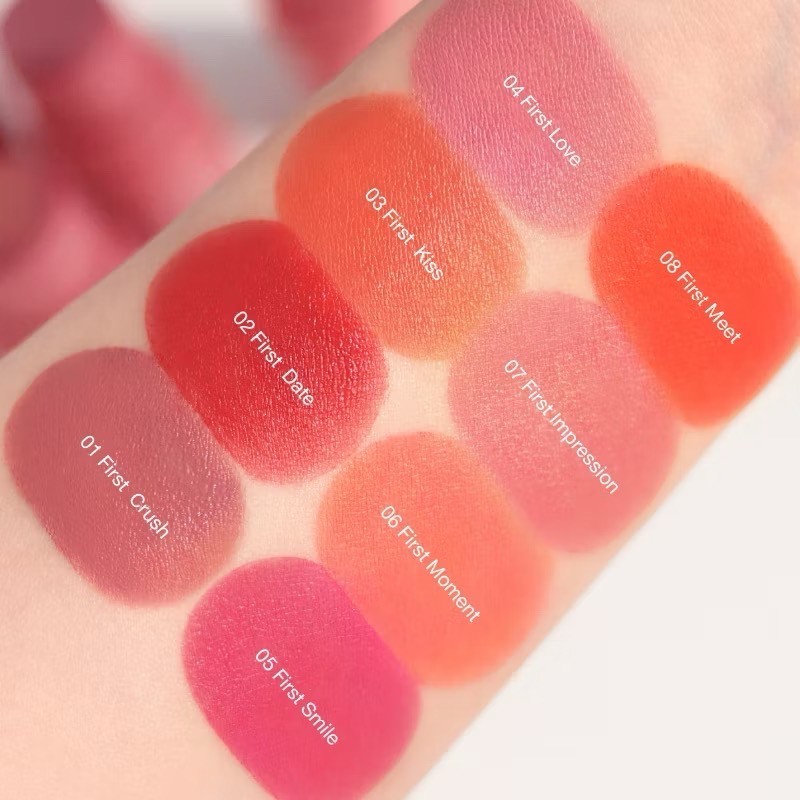 Sasi kiss and blush stick  4 g มี 8 เฉดสี