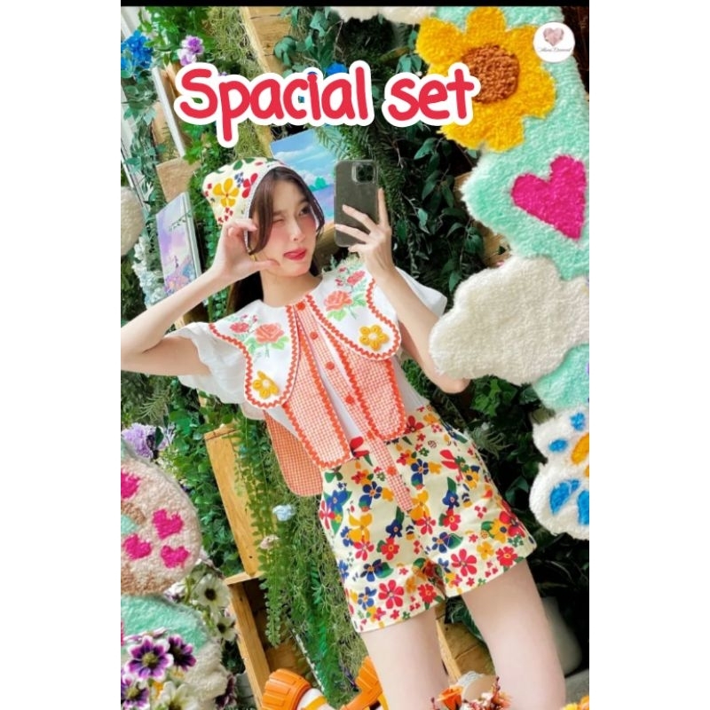 Marai Diamond จั๊มสูท 3 ชิ้น มาเรีย ไซส์ M มือสองสภาพใหม่เทียบ 1