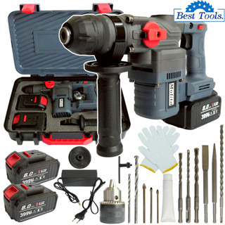 MOLITA สว่านโรตารี่ไร้สาย 399V มอเตอร์ไร้แปรงถ่าน สว่านโรตาร…