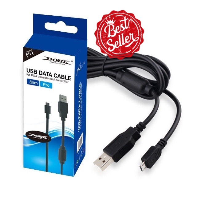 ⚡ พร้อมส่ง ⚡ สายต่อจอย PS4 / XBOX ONE สินค้าแท้ DOBE 2 เมตร Micro USB DATA CABLE สายชาร์จ จอยps4 xboxone พร้อมส่งจากไทย