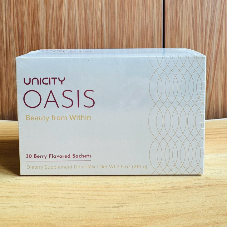 OASIS Unicity โอเอซิส ตัวช่วยผิวสวย อุดมไปด้วยสารต้านอนุมูลอิสระ สินค้านำเข้าแท้ 💯% #Expire2026 (แถมกาแฟ 1 ซอง)