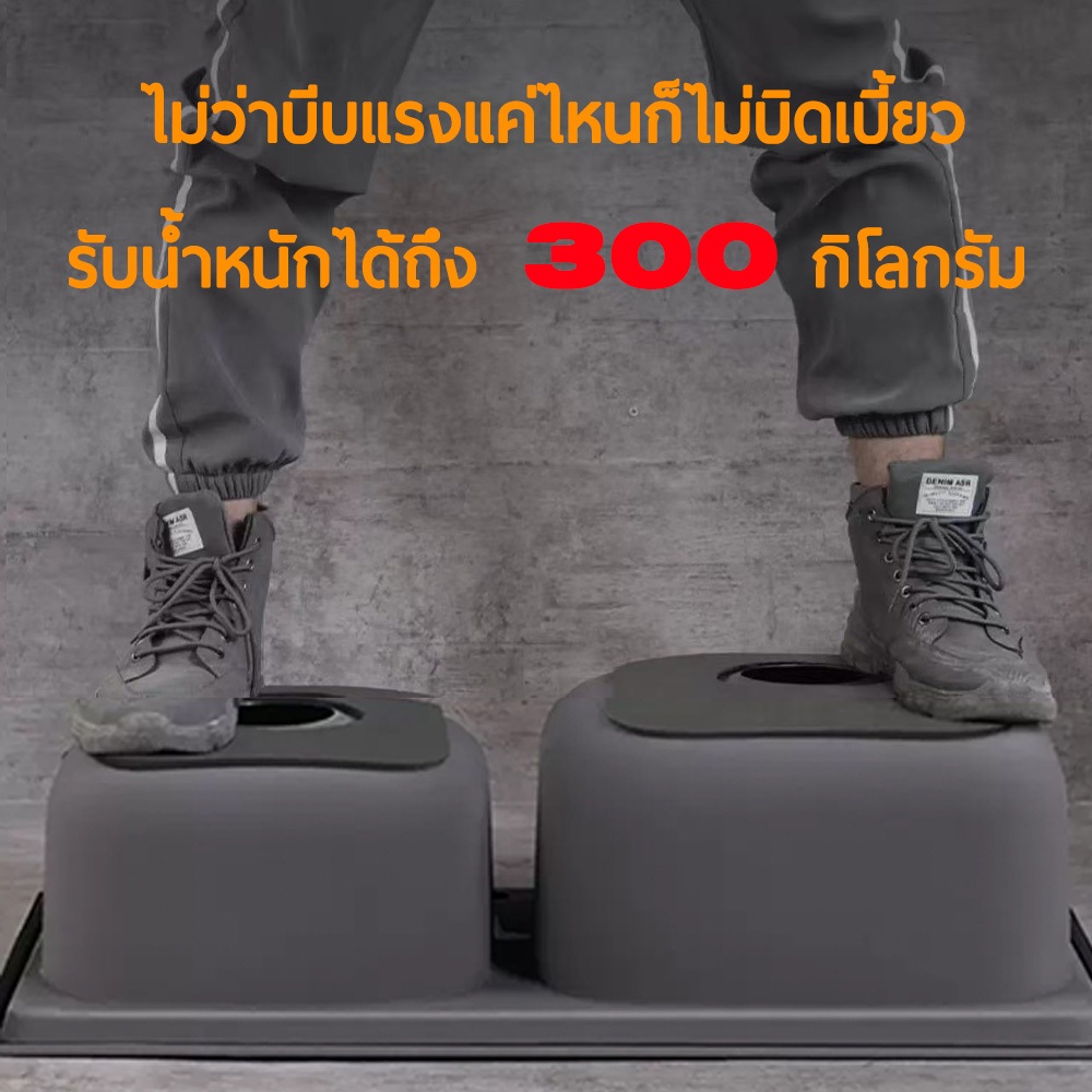 GERMANY อ่างล้างจาน สแตนเลส 2 หลุม ขนาด SUS 304 สแตนเลส ซิงค์ล้างจาน ซิ้งล้างจาน อ่างสแตนเลส ส่งฟรี+รับประกัน1ปี