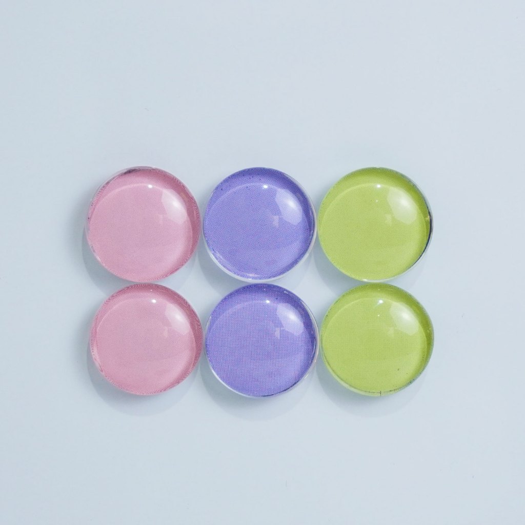 Bantex แม่เหล็กติดกระดาน แม่เหล็กติดตู้เย็น แม่เหล็ก แก้วคริสตัลสีพาสเทล ตัวดูด ตัวเกาะ Magnets - รูปที่ 3