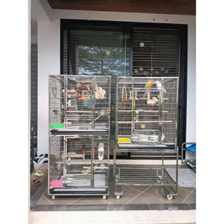 กรงนกสแตนเลสรุ่นSPพร้อมขา