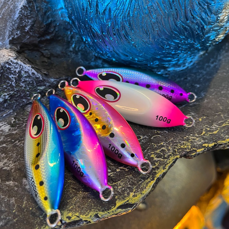 เหยื่อจิ๊ก เรืองแสง Strike Jigging 40 กรัม Slow Jig เคาะปลากอง ช่อนทะเล โฉมงาม