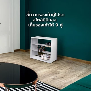 [ขายดีมาก!] ชั้นเก็บรองเท้ามินิมอล ชั้นวางรองเท้าเหล็กนั่งได้ 3 ขนาด จัดเก็บ 4-12 คู่ ใช้ได้ทั้งภายในและภายนอก