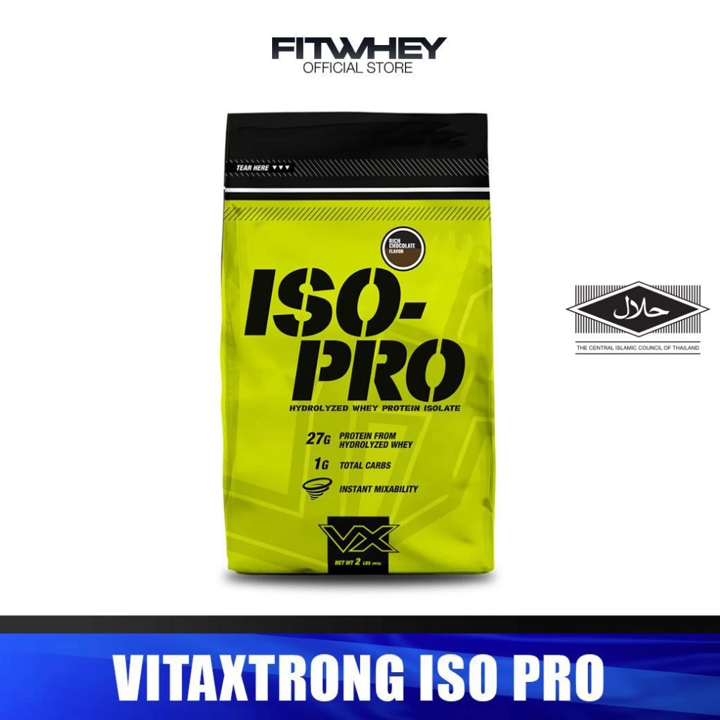 VITAXTRONG ISO - PRO (2 LB) | เวย์โปรตีนไอโซเลท ดูดซึมไว คุณภาพนำเข้าจากอเมริกา