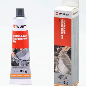 WURTH กาวปะเก็น กาวประเก็น กาวทาปะเก็น ซิลิโคนกันรั่วสำหรับเครื่องยนต์ RTV343 ขนาด 85 กรัม (ดำ)