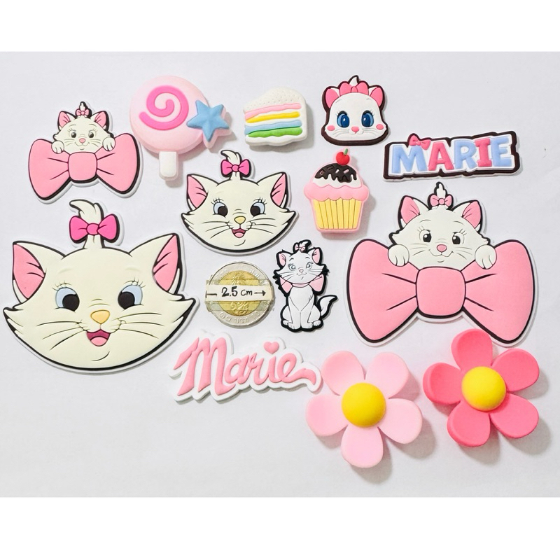 JBCT 👠🔆 ตัวติดรองเท้า “ แมว มารี ”  🌈✨Shoe charm “ Marie Cat ” Disney มารีย์ มารี น่ารักมุ้งมิ้งสุดๆ
