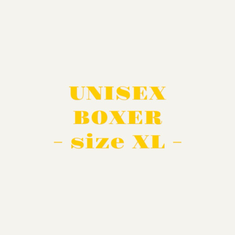 size XL unisex boxer colour me 〰️ store851