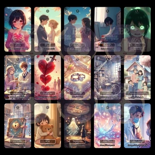 ไพ่ oracle ภาษาไทย Fairy Heart (100ใบ)💜🇹🇭 มีคีย์เวิร์ดภาษาไทยอ่านง่าย ไพ่ออราเคิลไทย