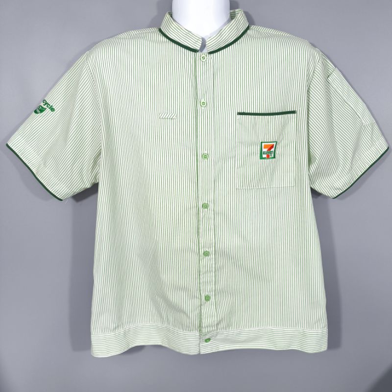 มือสอง เสื้อพนักงาน เซเว่น อก 48 ชุดฟอร์ม 7-11 คอจีน