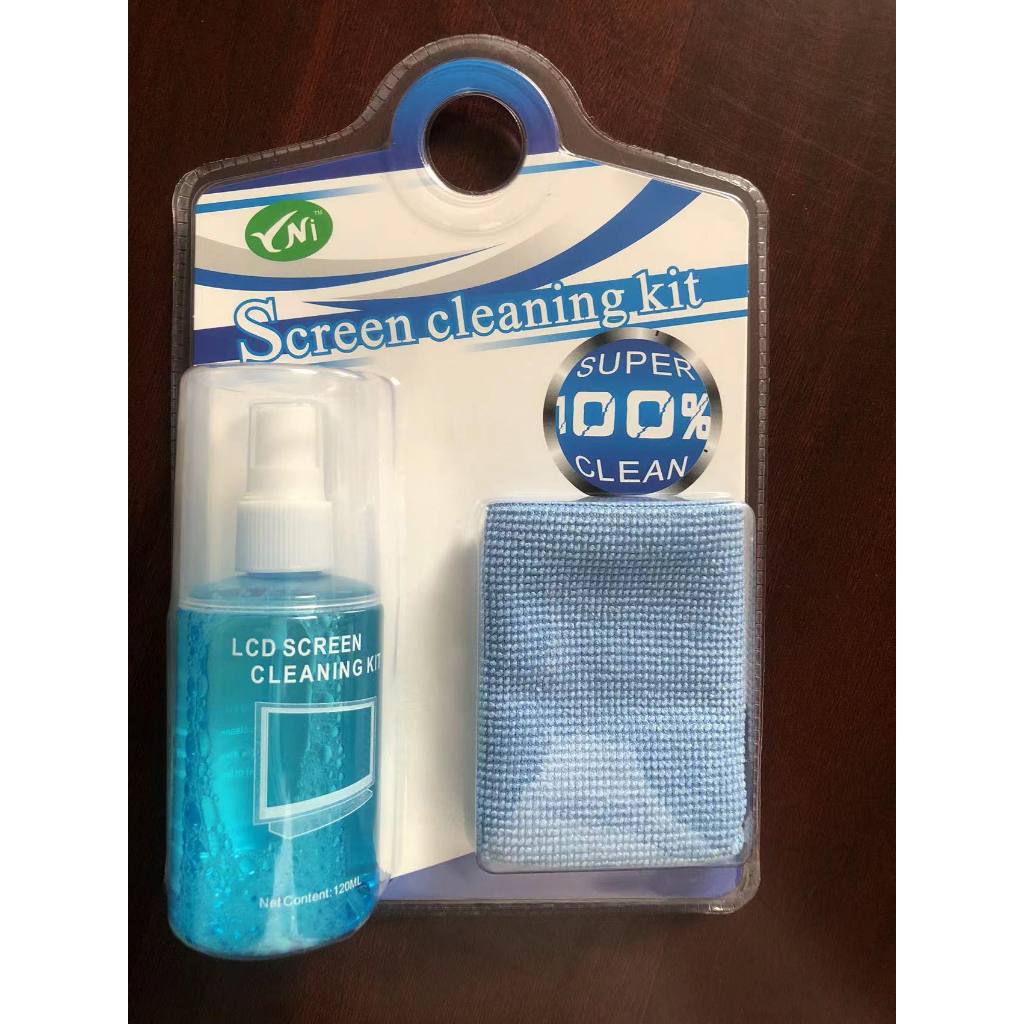 น้ำยา YNI MCL-003 Screen Cleaning Kit 120 ml สเปรย์ทำความสะอาด หน้าจอ คอม มือถือ โทรทัศน์ โน๊ตบุ๊ค
