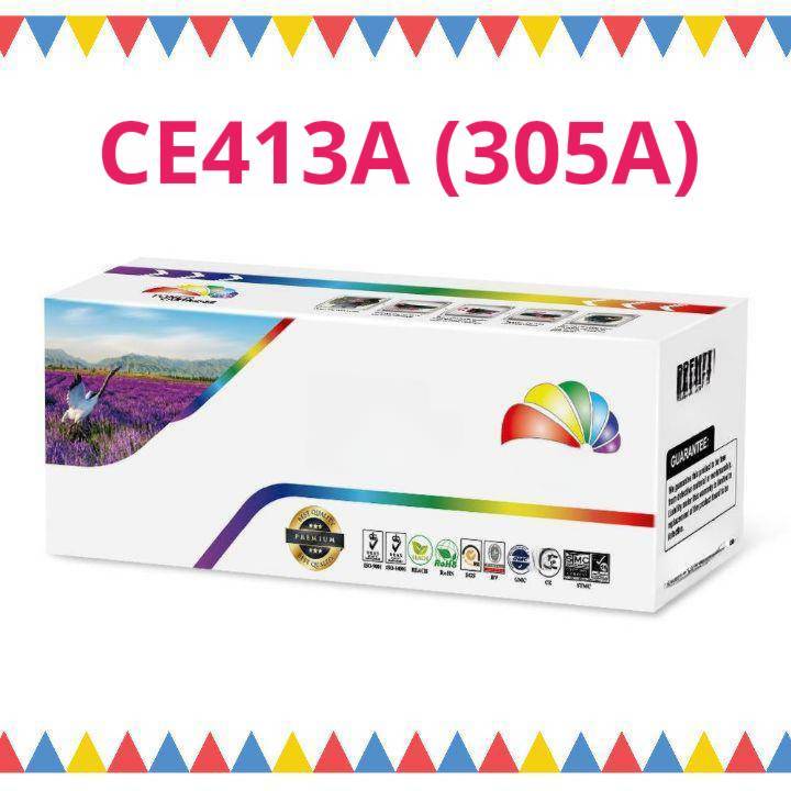 หมึกเลเซอร์ โทนเนอร์ CE413A (305A) 2.6k Color box แดง Color LaserJet Pro 375nw/M475dn MFP/400/M351a/