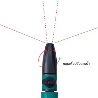 💥จัดส่งจากกรุงเทพ💥หัวฉีด + วาล์ว หัวสวมสายยางพร้อมฉีด อุปกรณ์รดน้ำต้นไม้ ปรับองศาสายน้ำได้ ข้อต่อสวมไว สายยาง4หุน