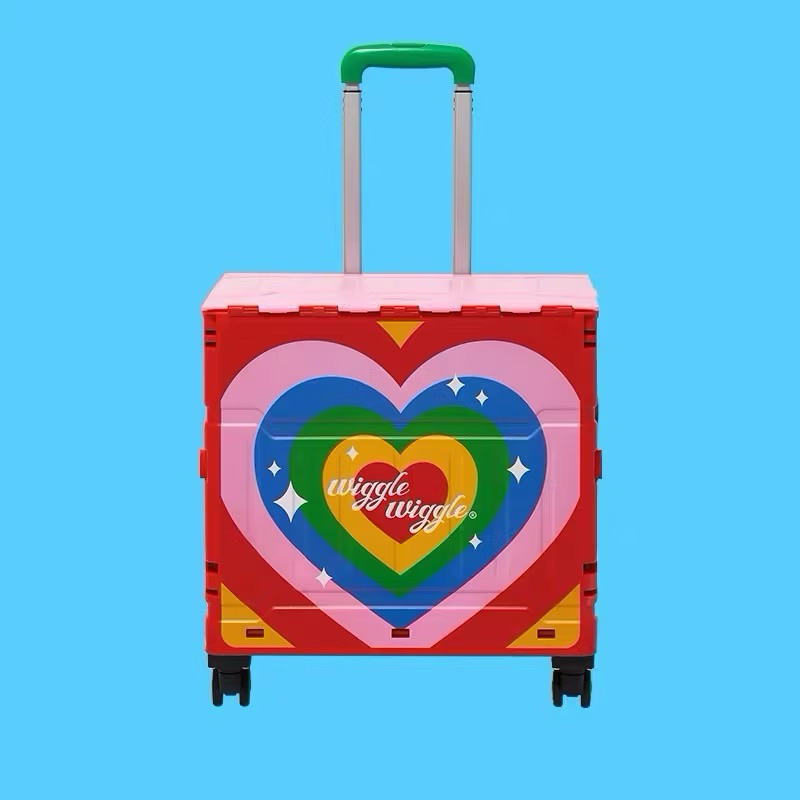 พร้อมส่งจากกทม.ทุกวัน✨ Wiggle Wiggle รุ่นใหม่ 2025✅กระเป๋าลาก กระเป๋าลากพับได้ กระเป๋าเข็นของ กระเป๋