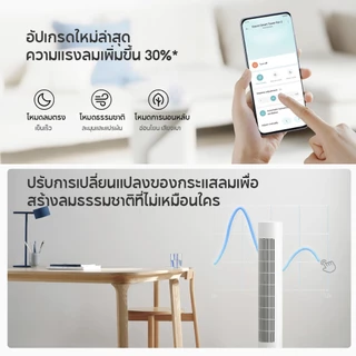 [NEW] Xiaomi Smart Tower Fan 2 White DC Frequency Conversion พัดลมทาวเวอร์ พัดลมอัจฉริยะ
