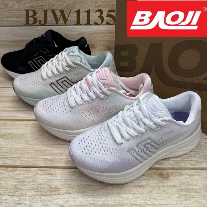 Baoji BJW 1135 รองเท้าผ้าใบ บาโอจิ 37-41 นุ่ม เบา ใส่สบาย สส.