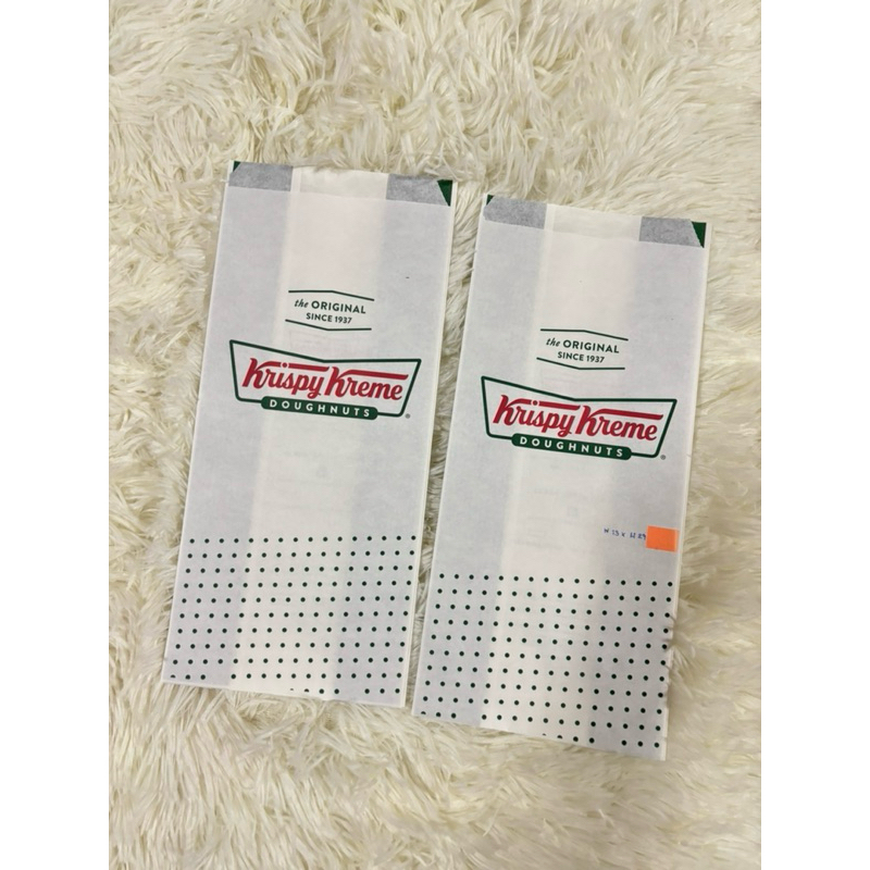ถุงกระดาษใส่โดนัท Krispy Kream