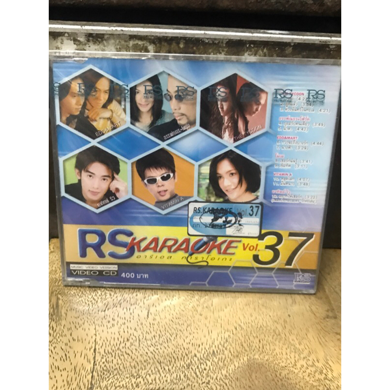 VCD,วีซีดีคาราโอเกะ (S) RS KARAOKE vol.37 ,แผ่นแท้ลิขสิทธิ์ มาสเตอร์ มือ 1