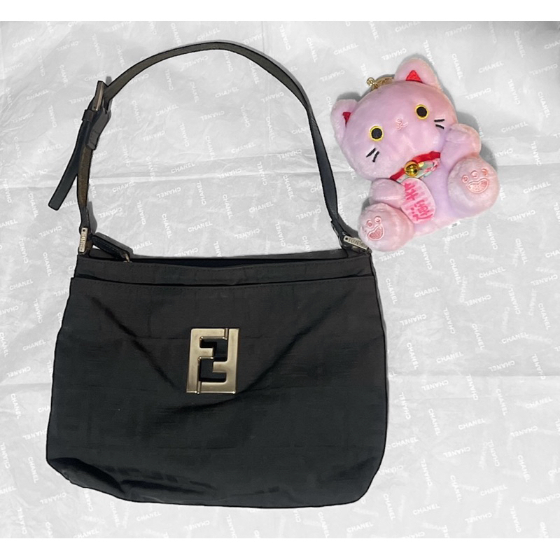 กระเป๋าFENDI ZUCCA CANVAS SHOULDER BAG