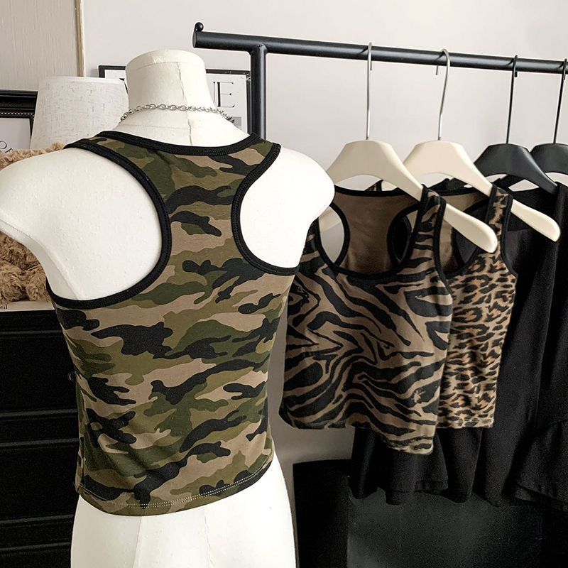 เสื้อกั๊ก เสื้อกล้ามวินเทจ งานขอบ ผ้ายืดได้ เข้ากับหลักหลายสไตล์ หน้าร้อนต้องมี#0305 - รูปที่ 4