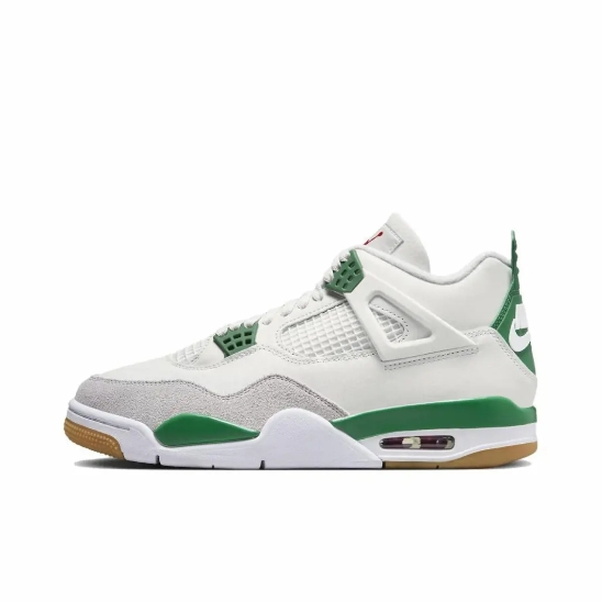 【ของแท้ 100%】Nike SB x Jordan Air Jordan 4 Pine Green
