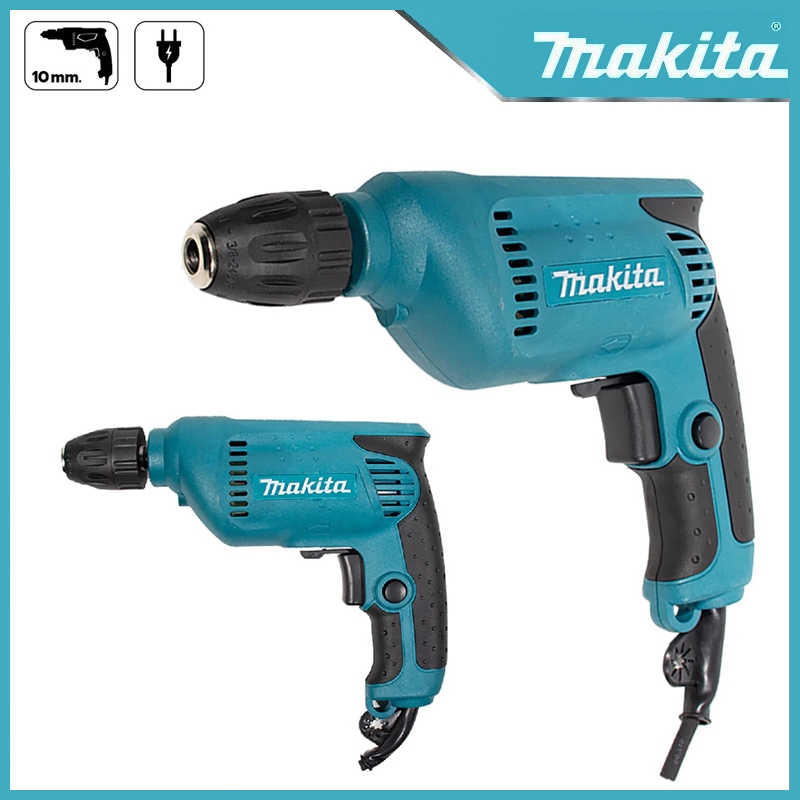 MAKITA สว่านไฟฟ้า เจาะกระแทกได้ สว่านปรับรอบซ้าย-ขวา 10mm สว่านไฟฟ้าแบบมีสาย แรงบิดสูง ทรงพลัง ใช้งานง่าย ประกัน 5 ป - รูปที่ 2