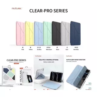 MUTURAL Clear Pro เคสไอแพด Gen10/11 iPad Pro11 / Air 8 M4 / Air 7 / Air 6 / Air 4/5เคสฝาพับแกน Y เคสกันกระแทก เคสใส