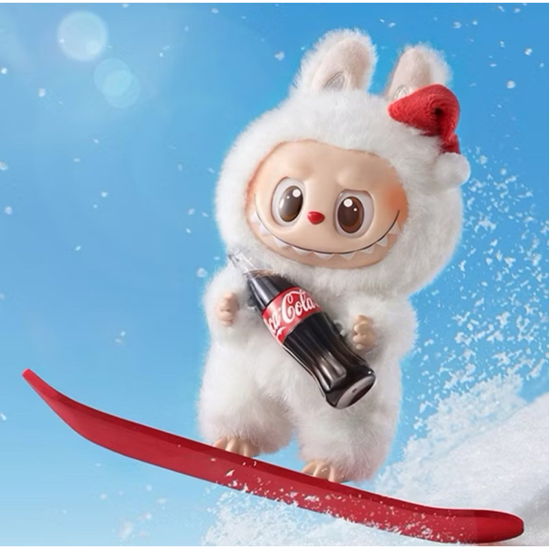 ลาบูบู้โค้ก Labubu Cocacola Popmart The Monsters Coca-Cola บู้โค้ก Labubu Coke Pop Martนอนตู้