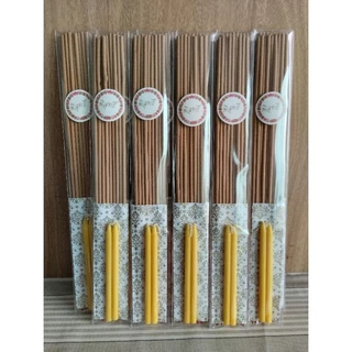 ชุดธูปเทียน ทำบุญ ถวายพระ คุณภาพดี ชุดละ 6 บาท * * ซื้อ 10 ชุด แถม 1 ชุด * *