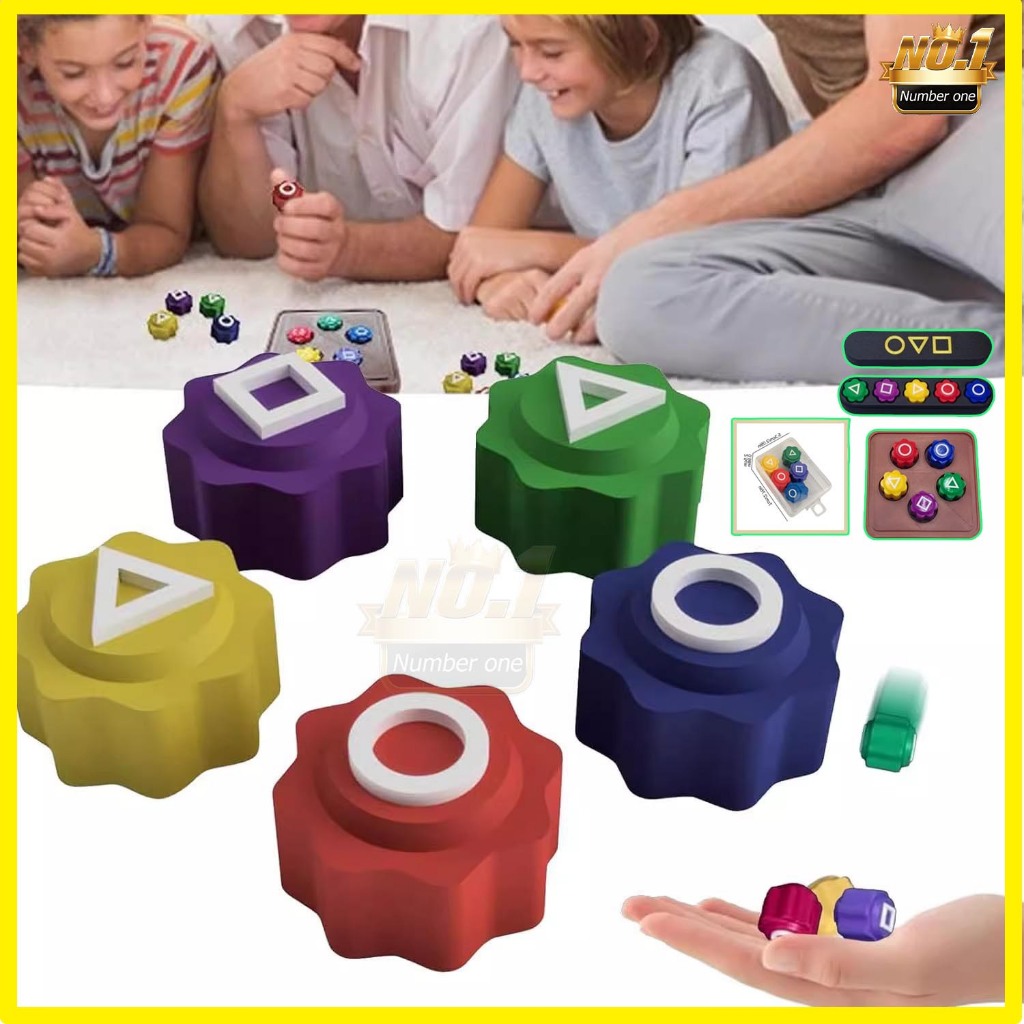 🔥พร้อมส่ง🔥Squid Game 2 Gonggi หมากเก็บเกาหลี พร้อมกล่องเก็บ ของเล่นพิมพ์ 3D JackStone พิมพ์เกม