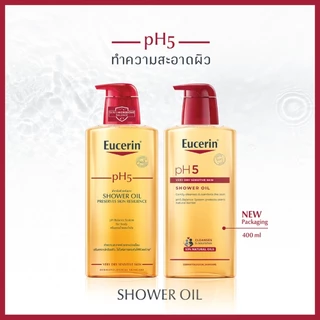 EUCERIN PH5 VERY DRY SENSITIVE SKIN SHOWER OIL 400ML ยูเซอริน พีเอช5 เวรี่ ดราย เซ็นซิทีฟ สกิน ชาวเวอร์ ออยล์ 400 มล.