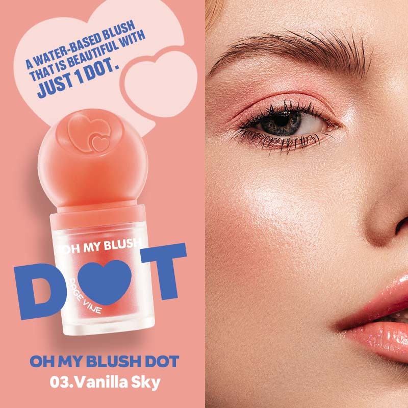 บลัชออน Oh My Blush Dot บลัชหัวโต บลัชดอท บลัชออนสูตรน้ำ P-0211 thumbnail 7