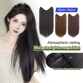 แฮร์พีชแบบช่อ วิกผมยาวตรง แพตรง ยาว 45cm/60cm หนาสุด สวยได้ท…