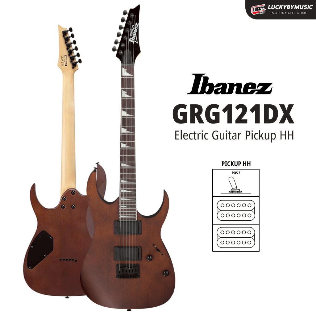 [โค้ดลด2000.-🔥] IBANEZ กีตาร์ไฟฟ้า GRG121DX ปิ๊กอัพ Humbucker แบบเซรามิก เสียงดุดัน ร็อคเมทัล น้ำหนั