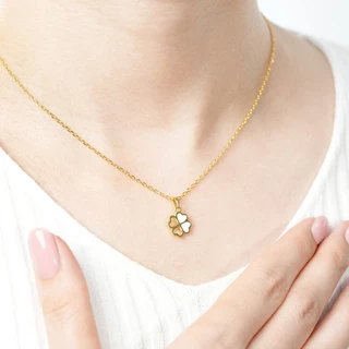 Aurora Diamond สร้อยคอ Mother of Pearl Collection เงินเเท้ 92.5% ( DNPL007 )