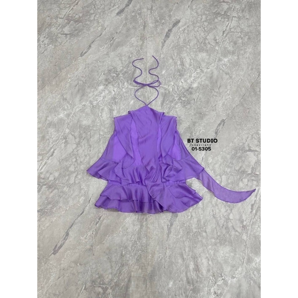 BT 01-5305 งานลดราคา เคลียร์สต็อก ราคาพิเศษ  งานลดราคา เคลียร์สต็อก ราคาพิเศษ เดรสสั้นเกาะอกแต่งสายเ