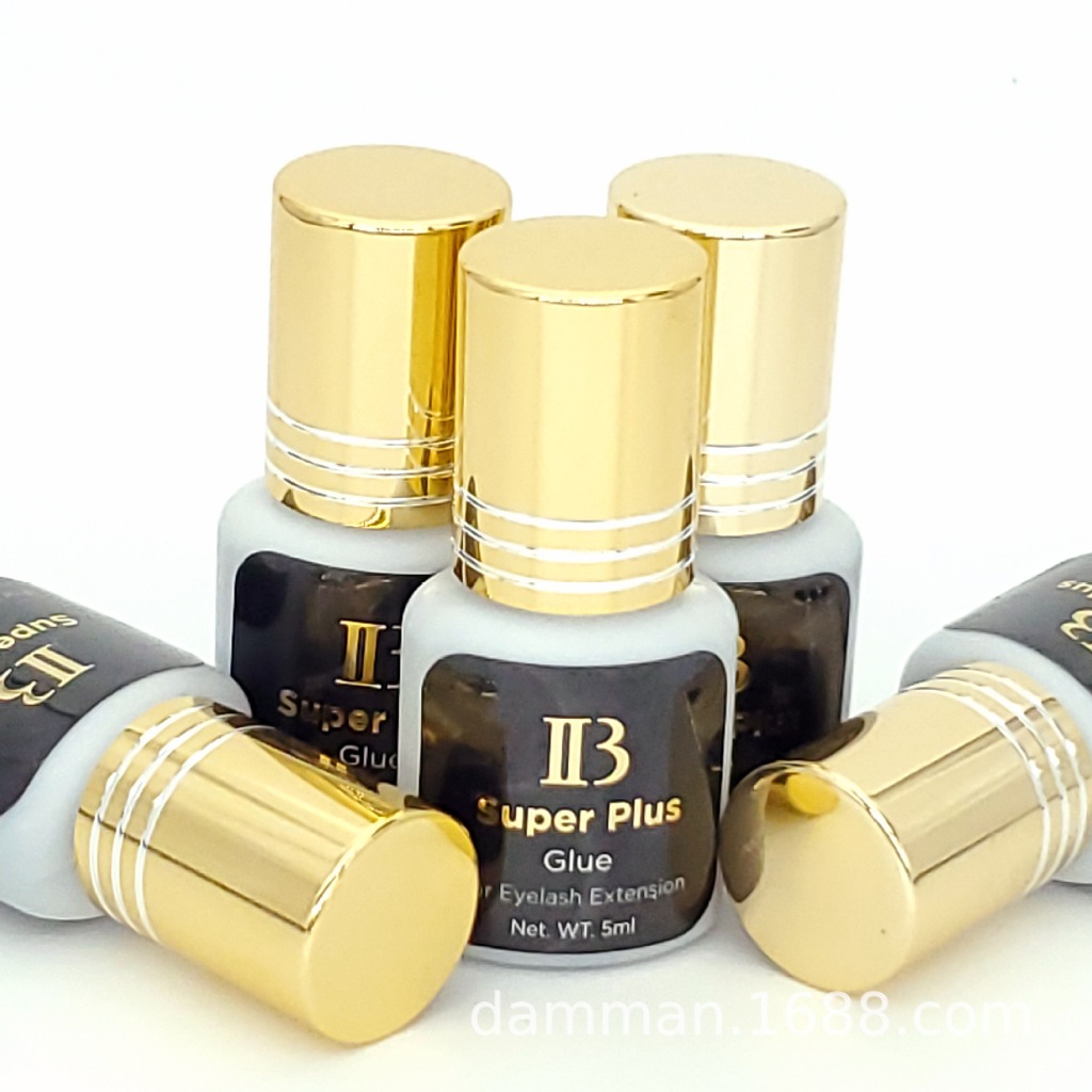 (ส่งจากไทย) IB Super Plus  ของแท้💯 ฝาทอง กาวต่อขนตา เกาหลี แห้งไว ติดทน กาวติดขนตา ติดขนตาปลอม Ibeauty กาวไอบี ฝาสีทอง